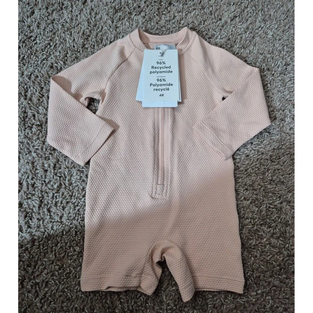 H&M girls swimsuit size 3-6 months
